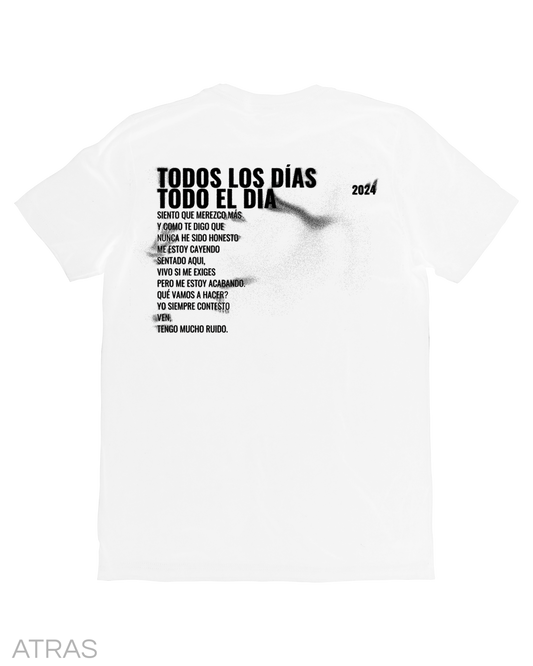 Playera Latin Mafia TDTD White