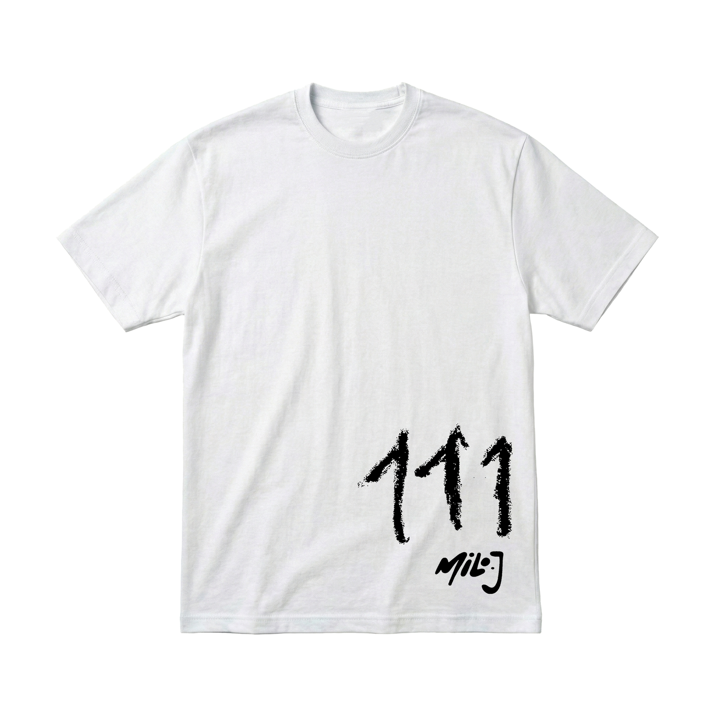Playera "111" Milo J White