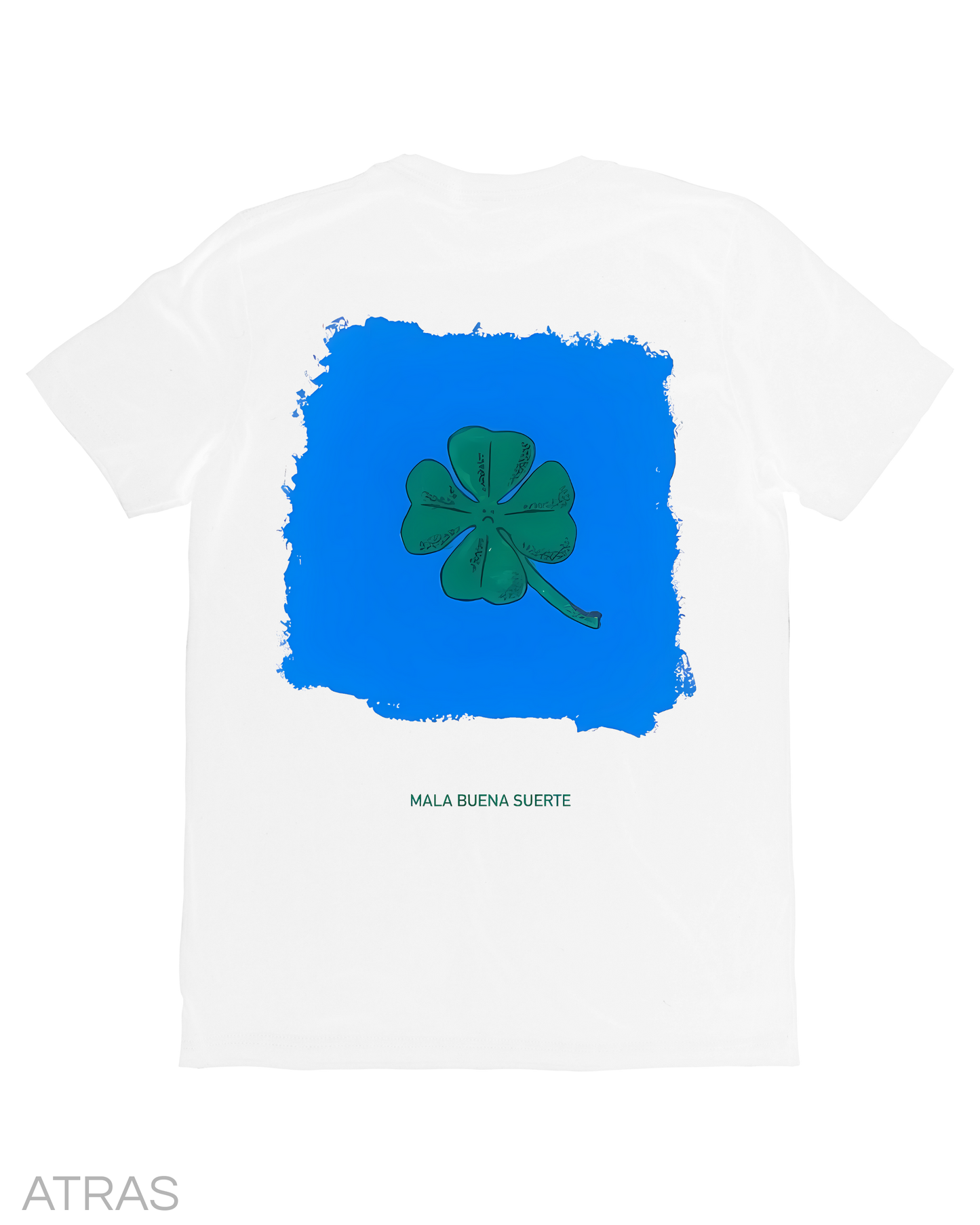 Playera Latin Mafia Mala Buena Suerte White