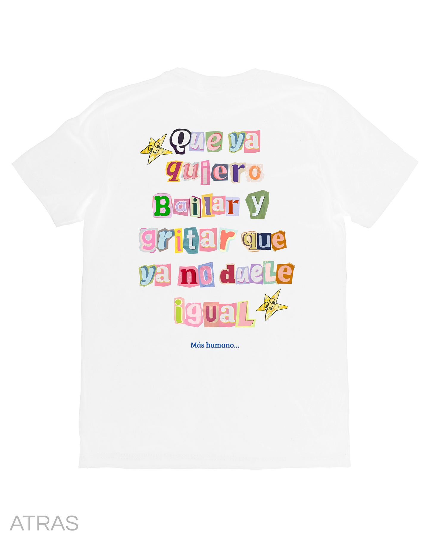 Playera Latin Mafia Mas Humano White