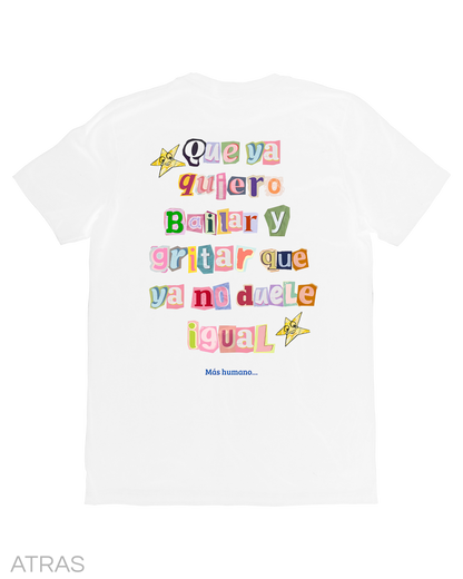 Playera Latin Mafia Mas Humano White