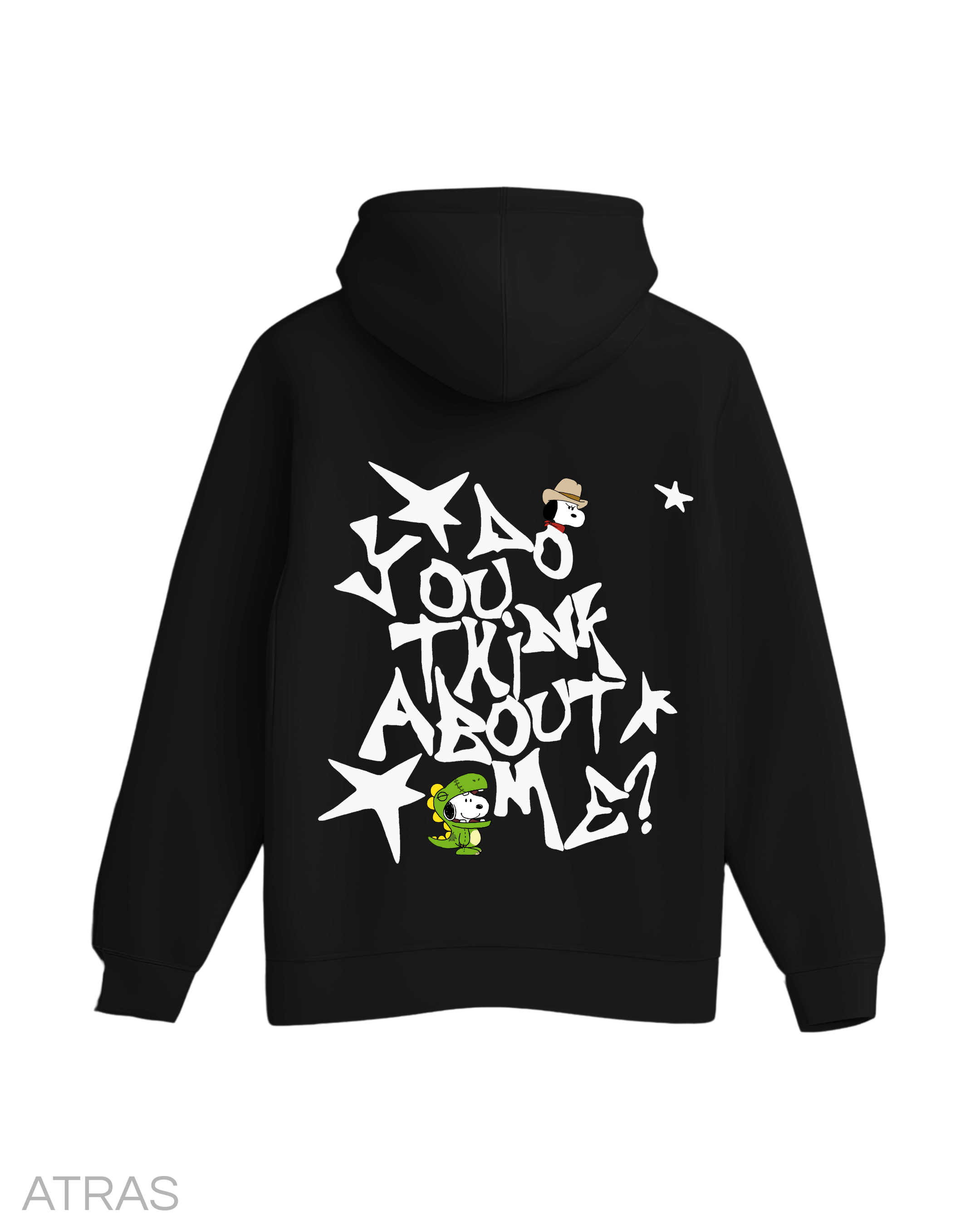 Sudadera Snoopy x Nsqk Black