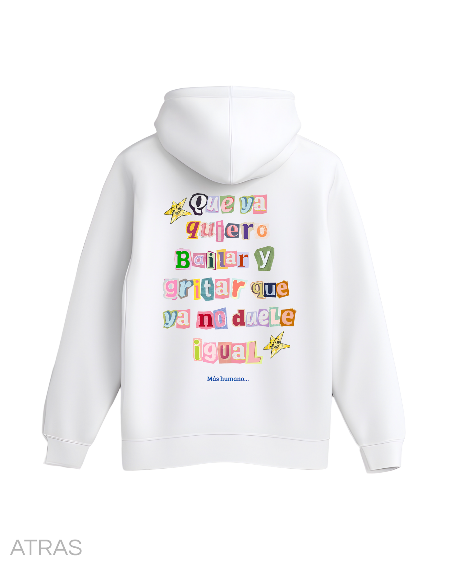 Sudadera Latin Mafia Mas Humano White