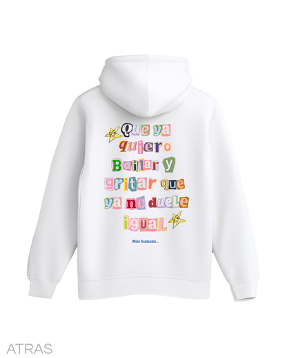 Sudadera Latin Mafia Mas Humano White