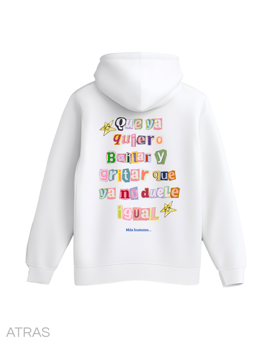 Sudadera Latin Mafia Mas Humano White