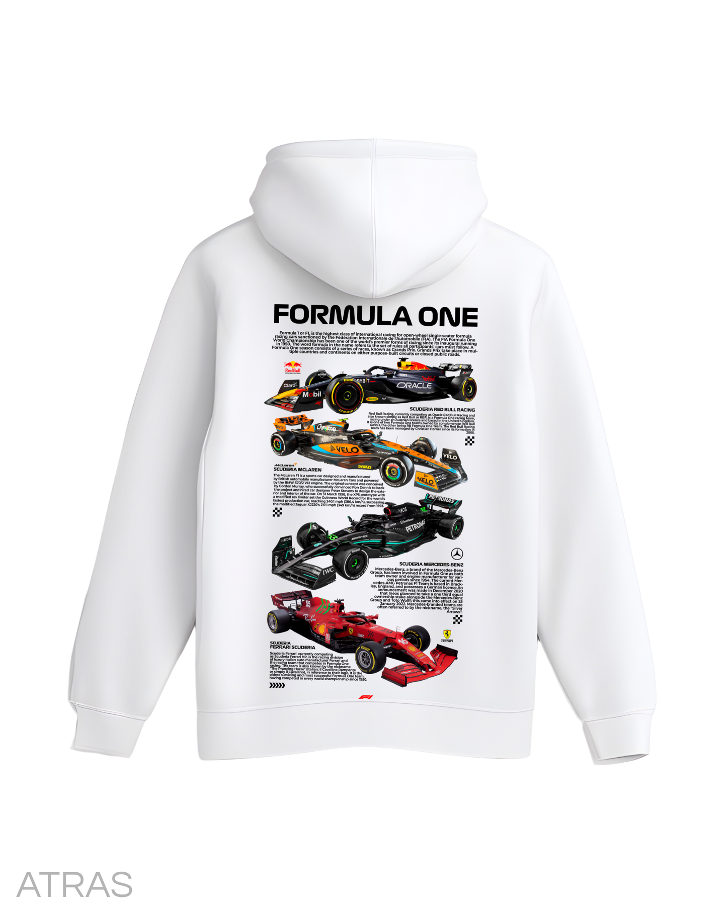 Sudadera F1 Scuderia White