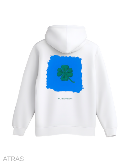 Sudadera Latin Mafia Mala Buena Suerte White