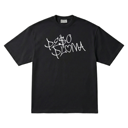 Playera Peso Pluma Dinastia Oversize Black