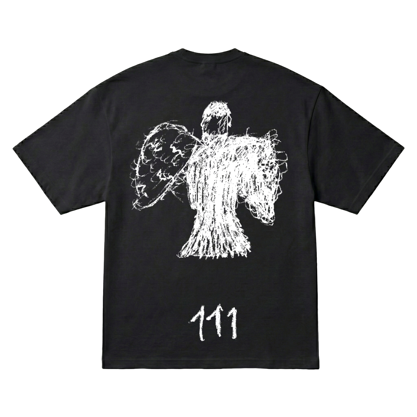 Playera "111" Milo J Oversize Black