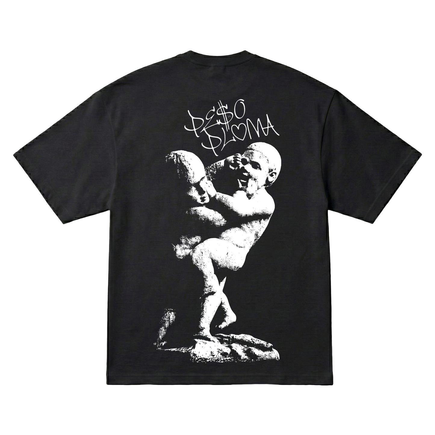Playera Peso Pluma Dinastia Oversize Black