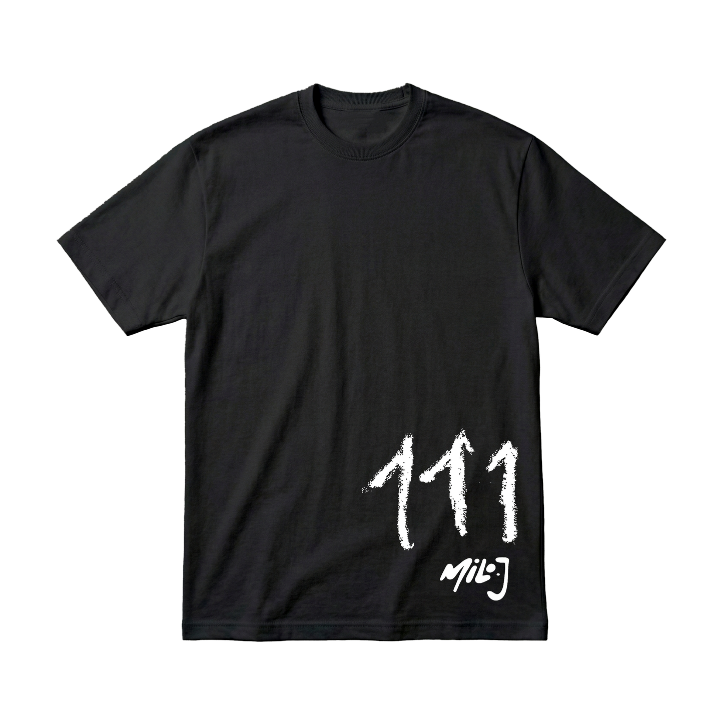 Playera "111" Milo J Black