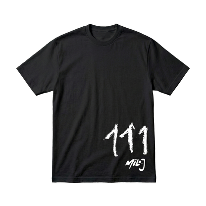 Playera "111" Milo J Black