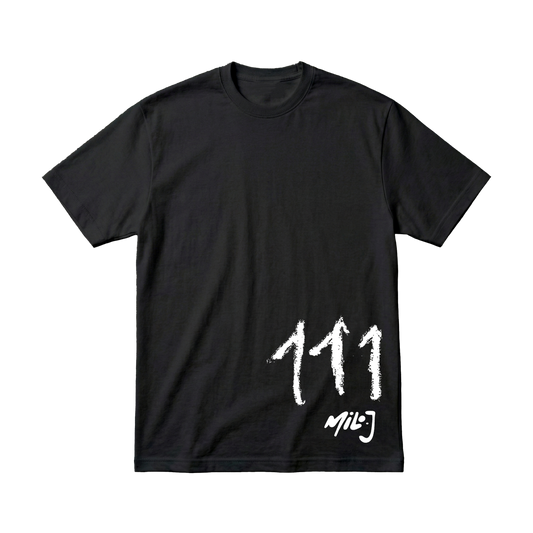 Playera "111" Milo J Black