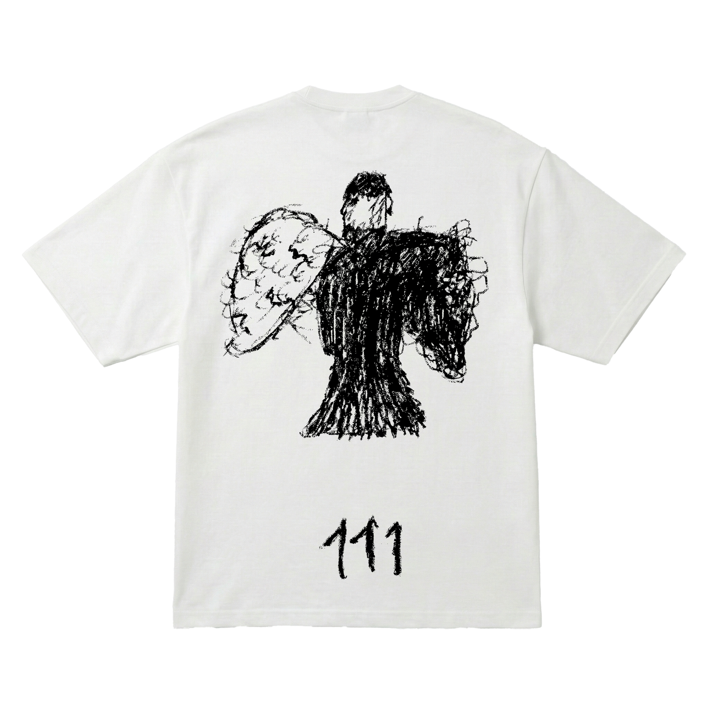 Playera "111" Milo J Oversize White